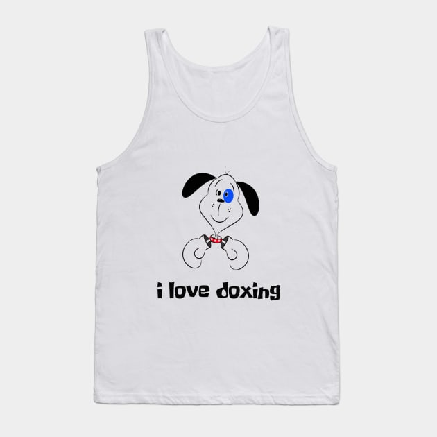 dog boxing Tank Top by saru